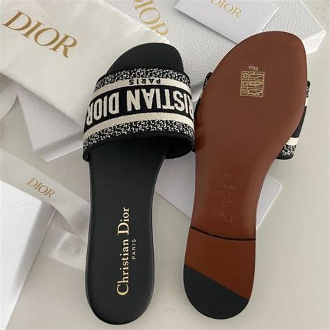 dior black dway slides|dior dway slides review.